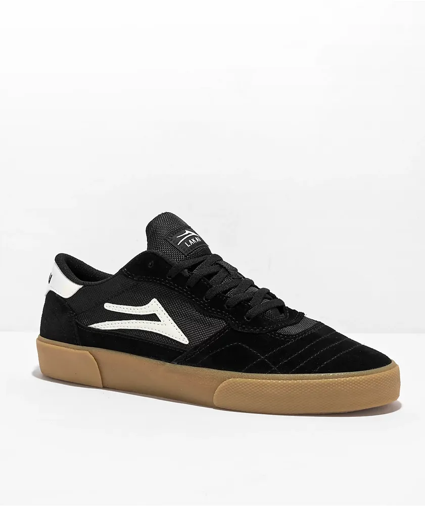 Lakai Cambridge Black, White & Gum Skate Shoes