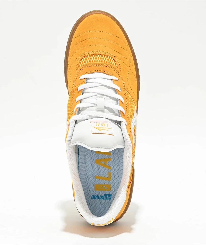 Lakai Cambridge Gold & Gum Skate Shoes