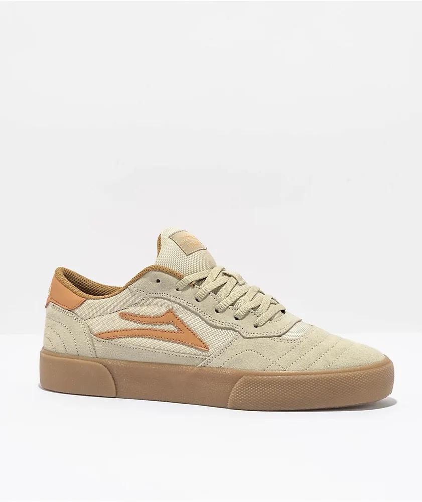 Lakai Cambridge Tan & Gum Suede Skate Shoes