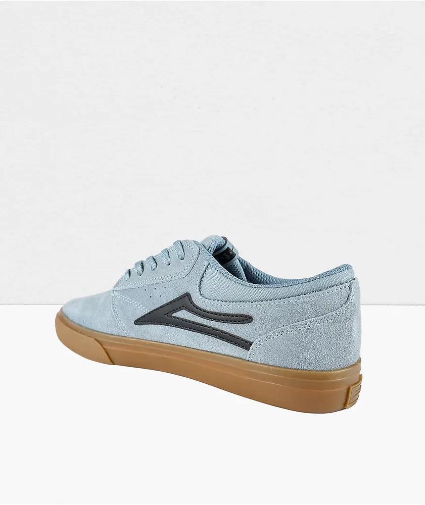 Lakai Griffin Fog Suede & Gum Skate Shoes