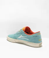 Lakai Manchester People Suede Blue Skate Shoes