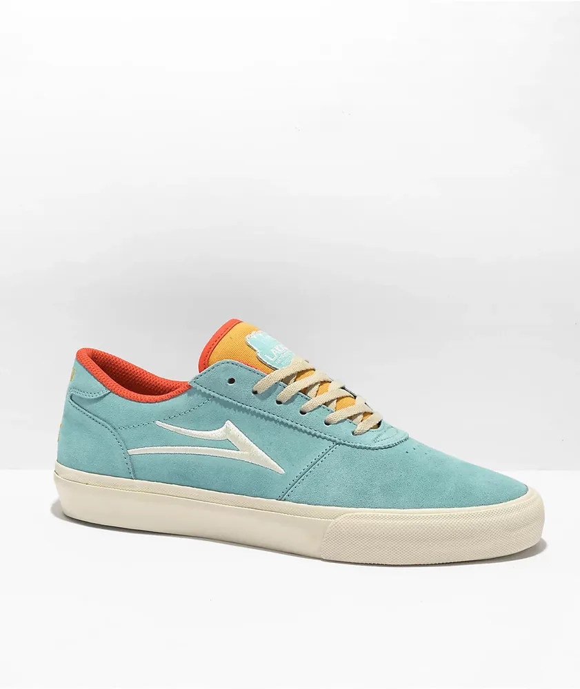 Lakai Manchester People Suede Blue Skate Shoes