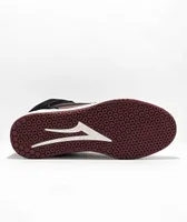 Lakai Telford Black & Burgundy Suede Skate Shoes