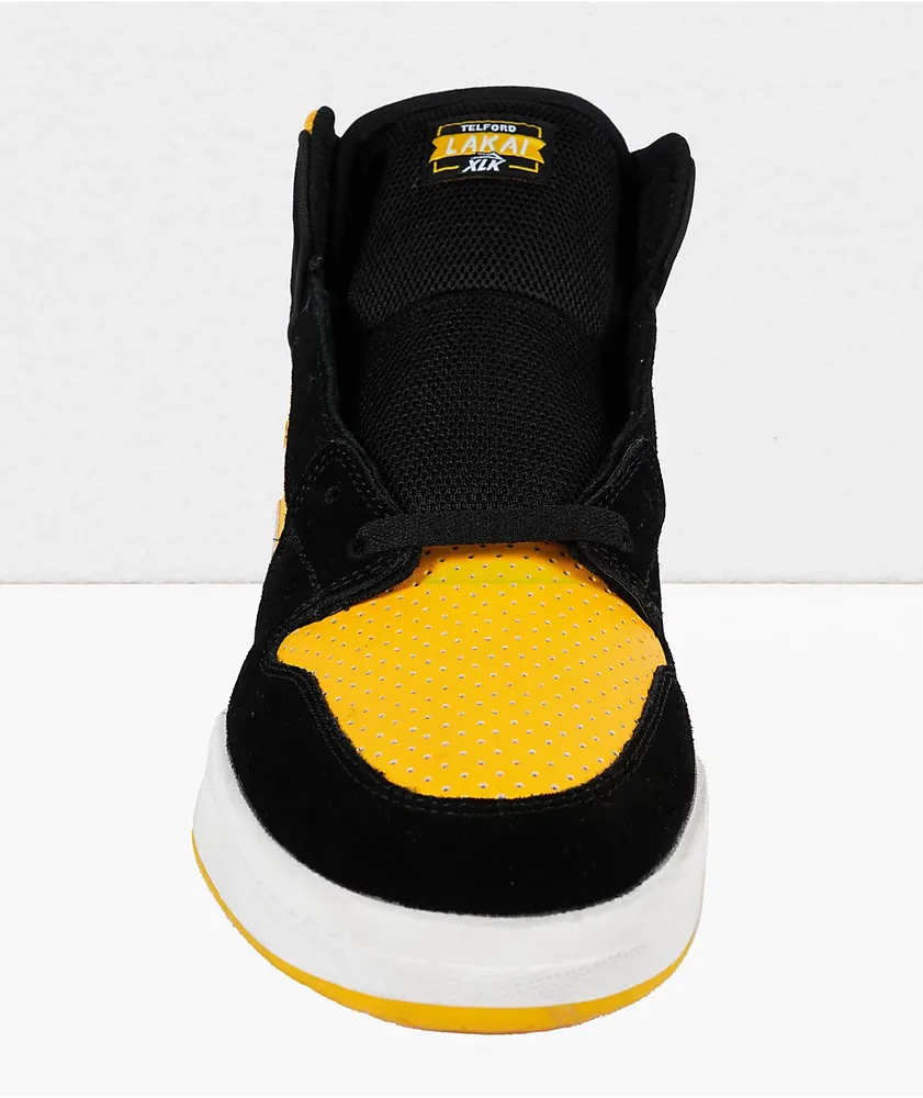 Lakai Telford Black & Yellow Shoes