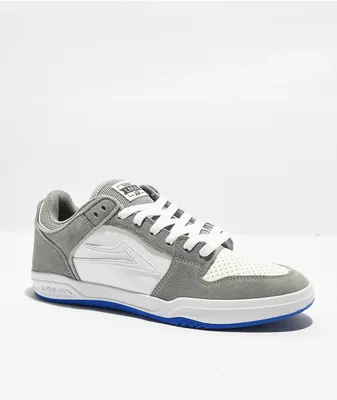 Lakai Telford Low Grey & Blue UV Suede Skate Shoes