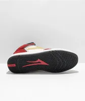 Lakai Telford Red & Navy Suede Skate Shoes