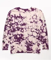 Lakai x Black Sabbath Master Of Reality Purple & White Tie Dye Long Sleeve T-Shirt