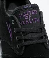 Lakai x Black Sabbath Riley III Black Suede Skate Shoes