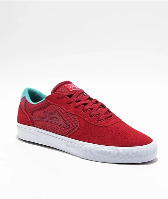 Lakai x Chocolate Atlantic Vulc Red Skate Shoes