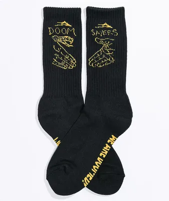 Lakai x Doomsayers Black Crew Socks