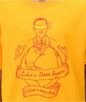 Lakai x Doomsayers Corp World Yellow T-Shirt