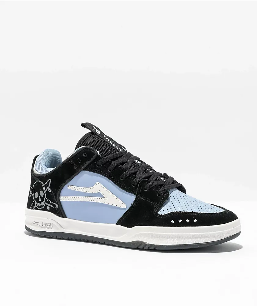 Lakai x Fourstar Telford Low Blue & Black Skate Shoes