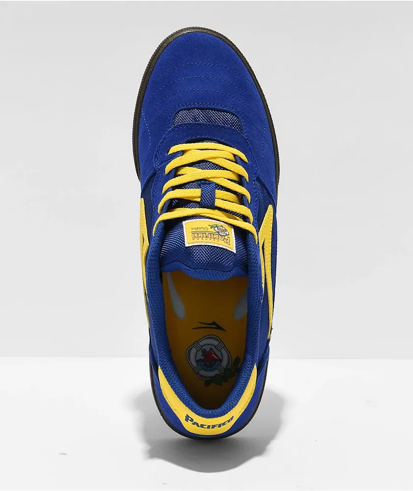 Lakai x Pacifico Cambridge Blue & Yellow Skate Shoes