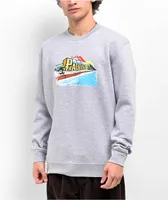 Lakai x Pacifico Push Grey Crewneck Sweatshirt