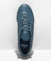 Lakai x Paterson Cambridge Blue Leather Skate Shoes