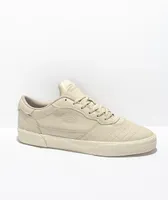 Lakai x Paterson Cambridge Cream Leather Skate Shoes