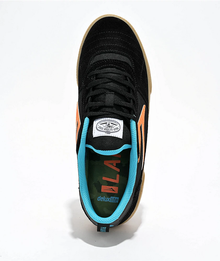 Lakai x Poler Cambridge Black Skate Shoes