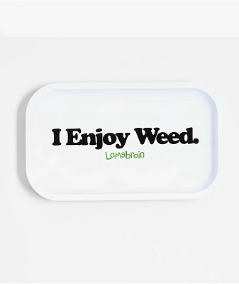 Lamebrain I Enjoy Weed Rolling Tray