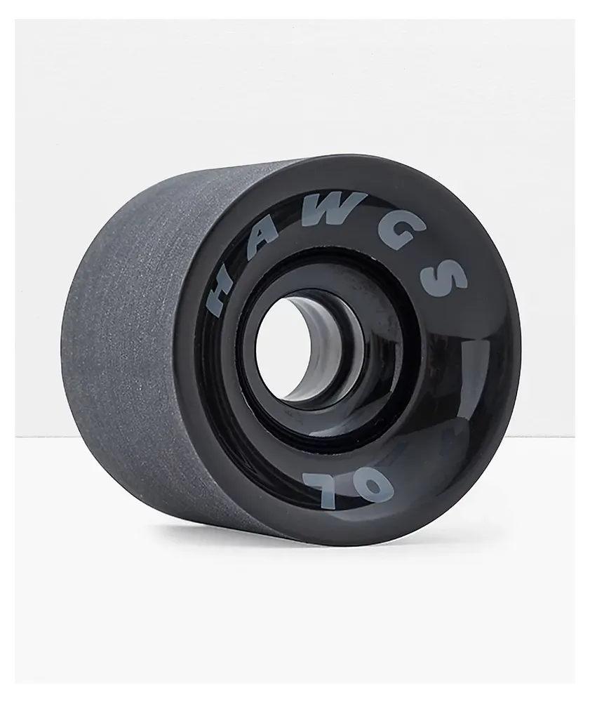 Landyachts Supreme Hawgs 70mm 78a Black Cruiser Wheels