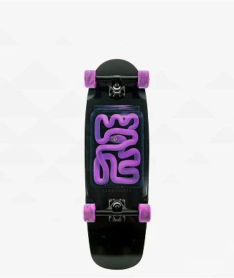 Landyachtz Tugboat Purple Snek 30" Cruiser Skateboard Complete