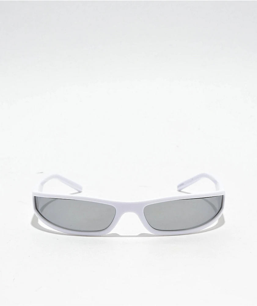 Laser White & Grey Sunglasses