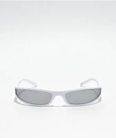 Laser White & Grey Sunglasses