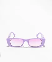 Lavender Rectangle Sunglasses