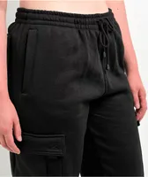 Leah Kirsch Black Cargo Sweatpants