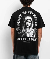 Learn To Forget Bless Us All Black T-Shirt