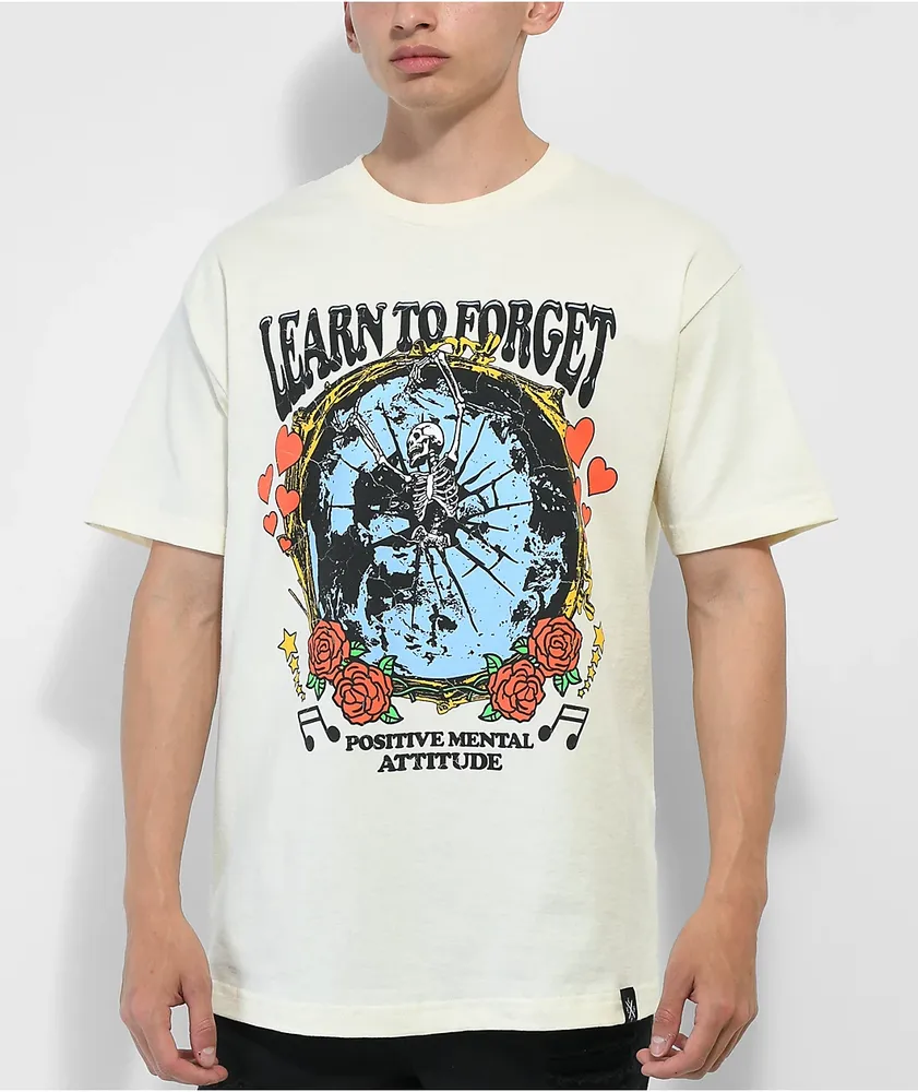 Learn To Forget Break On Through Cream T-Shirt