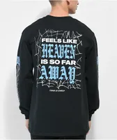 Learn To Forget Feels Like Heaven Black Long Sleeve T-Shirt