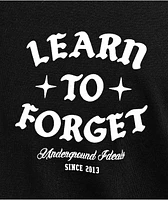 Learn To Forget Late Nights Black T-Shirt