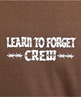 Learn To Forget Neighborhood Brown T-Shirt