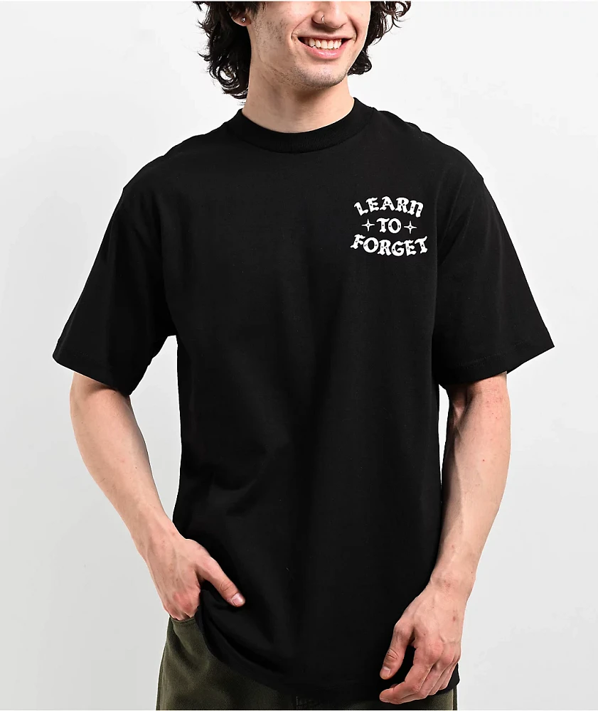Learn To Forget OG Logo Black T-Shirt