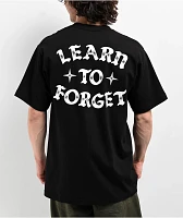 Learn To Forget OG Logo Black T-Shirt