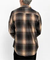 Learn To Forget Old English Brown Flannel Shirt