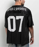 Learn To Forget Olde English Black Football Jersey