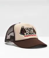 Learn To Forget Pitbull Brown Trucker Hat