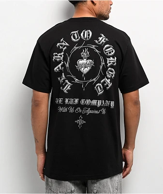 Learn To Forget Sacred Chrome Black T-Shirt