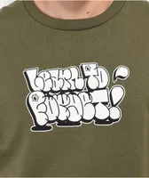 Learn To Forget Throwie Green T-Shirt