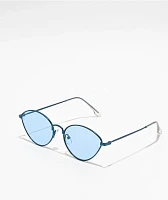 Light Blue Cat Eye Sunglasses