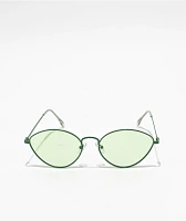 Light Green Cat Eye Sunglasses