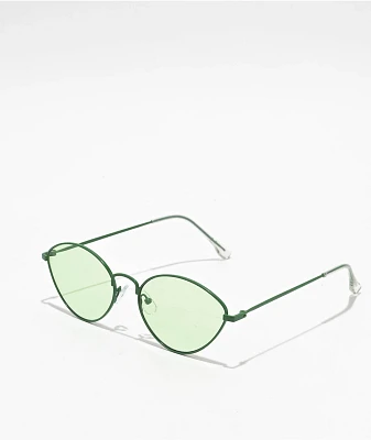 Light Green Cat Eye Sunglasses