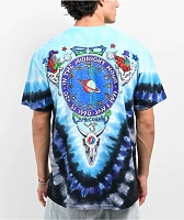 Liquid Blue x Grateful Dead Midnight Hour Blue Tie Dye T-Shirt