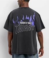 Liquid Death Bird Black Wash T-Shirt