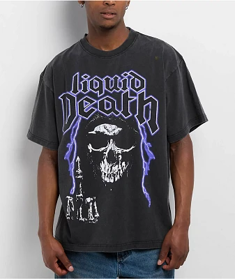 Liquid Death Bird Black Wash T-Shirt