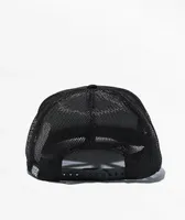 Liquid Death Bubble Black Trucker Hat