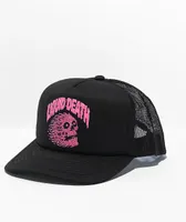 Liquid Death Bubble Black Trucker Hat