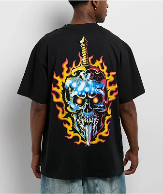 Liquid Death Swordface White T-Shirt