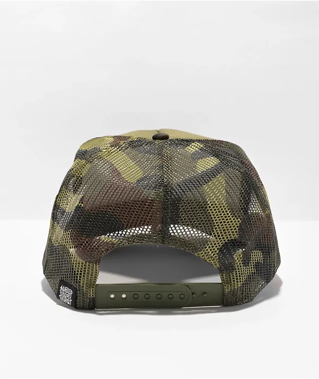 Liquid Death Truck Stop Camo Trucker Hat